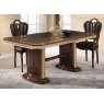 Ben Company New Venus Walnut& Gold Dining Set With Round Table Ben Company New Venus Walnut& Gold Dining Set With Round Table