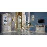 Ben Company Ben Company New Venus Beige & Gold TV Stand