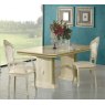 Ben Company Ben Company New Venus Beige& Gold Dining Set with Rectangular Table