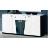 Ben Company Ben Company Elisa White-Black Buffet 4 Door