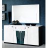 Ben Company Ben Company Elisa White-Black Buffet 4 Door