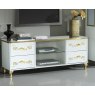 Ben Company Ben Company Sofia White and Gold Day TV stand Plasma