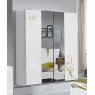 Ben Company Ben Company Sofia White and Gold Night Sliding Wardrobe