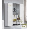 Ben Company Ben Company Sofia White and Gold Night Sliding Wardrobe