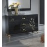 Ben Company Ben Company Sofia Black-Gold  3 Drawer Dresser