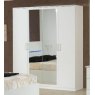 Ben Company Ben Company Simona White 4 Door Wardrobe