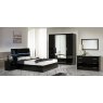 Ben Company Ben Company Simona Black 4 Door Wardrobe