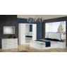 Ben Company Ben Company Ambra White 4 Door Wardrobe