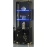 Ben Company Ben Company Sofia Black-Gold 1 Door Vitrine