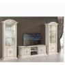 Accadueo H2O H2O Design Aurora Beige and Gold 1 Door Vitrine