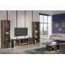 Accadueo H2O H2O Design Desiree Bronze Gold 1 Door Vitrine