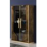 Accadueo H2O H2O Design Desiree Bronze Gold 2 Door Vitrine