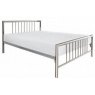 Concorde Shiny Nickel & Chrome Bed Frame