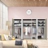 Wiemann German Furniture Wiemann All In hinged-door wardrobe of width 350cm