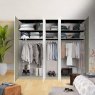 Wiemann German Furniture Wiemann All In hinged-door wardrobe of width 250cm