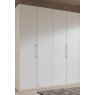 Wiemann Glasgow 4 Doors Hinged-Doors Wardrobe with Wooden Doors in any carcase Color