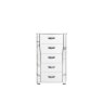 Status SRL Italy STATUS ANNA WHITE 5 DRAWER CHEST