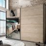 Wiemann German Furniture Wiemann Brussels of width 200cm sliding door wardrobe without cornice, with handles in slate