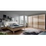 Wiemann German Furniture Wiemann Bari sliding door wardrobe of width 200cm, handles in carcass colour