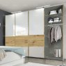 Wiemann German Furniture Wiemann Bari sliding door wardrobe of width 330cm, handles in carcass colour