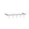 Cornice, With 4 Lights For Width 150cm -W150cm X H3.2cm X D12.5cm Cornice, With 4 Lights For Width 150cm -W150cm X H3.2cm X D12.5cm