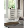 Camel Group Camel Group Kimera White Gloss 5 Drawer Chest