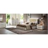 Camel Group Kharma White Gloss Bed With Padded Headboard