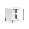 Tuttomobili Italy Tuttomobili Emma White 2 Drawers Night Stand