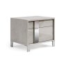 Tuttomobili Italy Tuttomobili Emma Frosted Ash 2 Drawers Night Stand