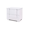 Tuttomobili Italy Tuttomobili Antonella White 2 Drawers Night Stand