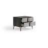 Tuttomobili Italy Tuttomobili Ruby 2 Drawers Night Stand