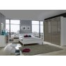 Wiemann German Furniture Wiemann Bern of width 150 cm sliding door wardrobe without cornice, with handles in silver/slate