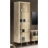 Arredoclassic Arredoclassic Adora Luce Light 1 Door Glass Cabinet