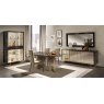 Arredoclassic Adora Luce Dark 2 Doors Cabinet With Glass Shelves