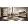 Arredoclassic Arredoclassic Adora Luce Dark 4 Doors Cabinet With Glass Shelves