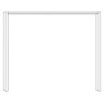 Passe-partout Frame, Width Per Side Profile 3.2 Cm, Without Lights For Width 225 Cm H:221 Cm X W 235cm X D 23cm