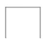 Passe-Partout Frame without Lighting width per side profile: 3.2cm for Wardrobe Width 100cmW 106.4cm x H 220cm x D 6.7cm