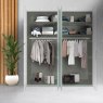 Wiemann German Furniture Wiemann Cambridge of width 200cm wooden or mirrored hinged 4 doors wardrobe with cornice without lights