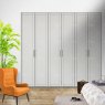 Wiemann German Furniture Wiemann Cambridge of width 300cm wooden or mirrored hinged 6 doors wardrobe with cornice without lights