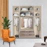 Wiemann German Furniture Wiemann Eastside hinged-door wardrobe of width 200cm with 4 doors without cornice