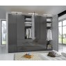 Wiemann German Furniture Wiemann Eastside hinged-door wardrobe of width 300cm with 6 doors without cornice