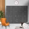 Wiemann German Furniture Wiemann Eastside hinged-door wardrobe of width 350cm with 7 doors without cornice