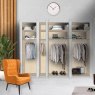 Wiemann German Furniture Wiemann Eastside hinged-door wardrobe of width 350cm with 7 doors without cornice