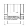 Wiemann German Furniture Wiemann Luxor 3 & 4 Overbed unit combinations Occasional Wardrobes With 50cm