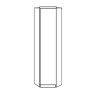 Extended corner unit with swing door, with or without mirror hinged right with wooden door Front with trims W93cm x H240cm x D93cm Extended corner unit with swing door, with or without mirror hinged right with wooden door Front with trims W93cm x H240cm x D93cm