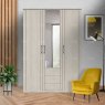 Wiemann German Furniture Wiemann Luxor 3 & 4 hinged-door wardrobe with cornice 3 doors of width 150cm