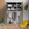 Wiemann German Furniture Wiemann Luxor 3 & 4 hinged-door wardrobe with cornice 3 doors of width 150cm