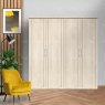 Wiemann German Furniture Wiemann Luxor 3 & 4 hinged-door wardrobe of width 175cm 4 doors with cornice