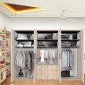 Wiemann German Furniture Wiemann Luxor 3 & 4 hinged-door wardrobe of width 225cm 6 doors with cornice