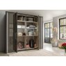 Wiemann German Furniture Wiemann Kansas bi-fold doors Wardrobe with automatic door opening of width 250cm